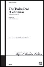 12 Days of Christmas SATB choral sheet music cover